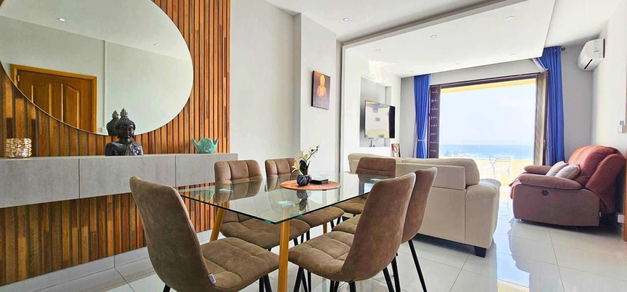 Apartament Zen Retreat With Stunning Sea Views And Sunsets Flic-en-Flacq Zewnętrze zdjęcie